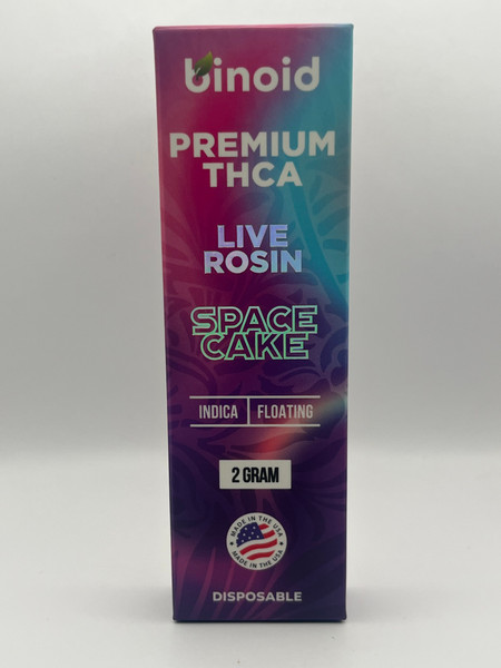 Binoid Premium THCA Live Rosin Space Cake 2 Gram Disposable Vape Pen-Indica