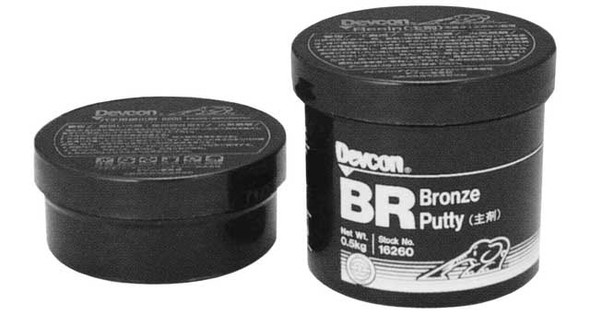 PLASTIC STEEL PUTTY, BRONZE BR / 1104T -35°C TO +120°C 227 GRAM DARBOND , Price per PIECE , Country Of Origin : CN , HS Code: 39073000 , Net Weight: 0.2 , IMPA - 812290 - 812910 - 812911 -  - ISSA
