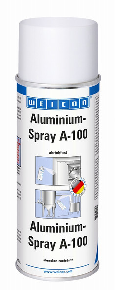 PROTECTION SPRAY ALUMINIUM SPRAY 400 ML WEICON , Price per PIECE , Country Of Origin : DE , HS Code: 32081090 , Net Weight: 0.302 , IMPA - 450814 - ISSA  - 5340242