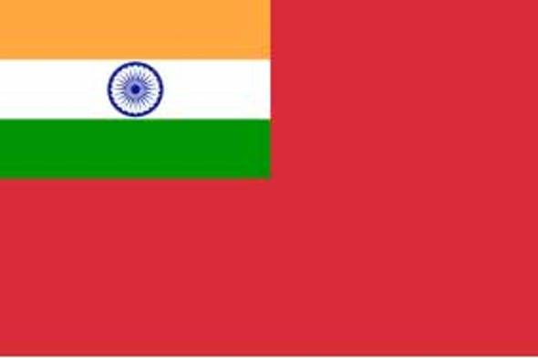 FLAG INDIA, ENSIGN FLAG 100X150CM BUNTING, IMPA 371921, Price per SHT