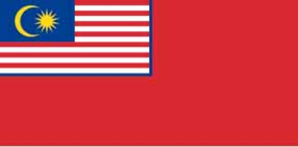 FLAG MALAYSIA, ENSIGN FLAG 100X150CM, IMPA 371930, Price per SHT