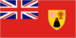 FLAG TURKS & CAICOS ISLANDS, ENSIGN FLAG 100X150CM BUNTING, IMPA 371945, Price per SHT