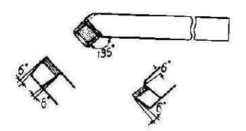ROUGHING TOOL ANGLE 32x32mm DIN 4972-LEFTcarbide tip, Price for 1, IMPA 632778, ISSA , Weight 1.20Kg HS Code:  82078019 Origin:  GERMANY