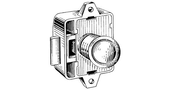 PUSH LOCK 25mm PLASTIC  SCHWEPPER, Price for 1, IMPA 492347, ISSA , Weight 0.14Kg HS Code:  83013000 Origin:  GERMANY