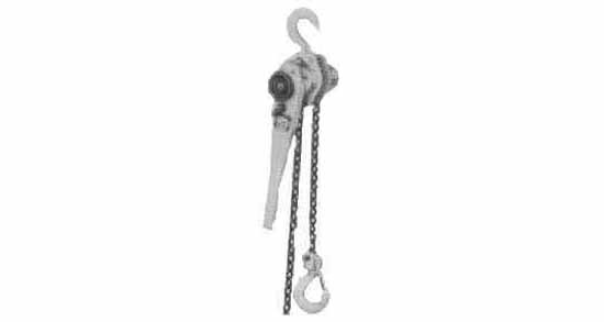 LEVER CHAIN HOIST with cert 0,75 ton x 1,5 mtr.DELTA, Price for 1, IMPA 615001, ISSA 5704101, Weight 7.70Kg HS Code:  84251900 Origin:  NETHERLANDS