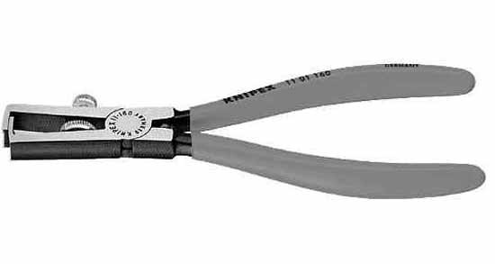 PLIER STRIPPING 160mm WITH ADJUSTING SCREW O.H.M., Price for 1, IMPA 611741, ISSA 5731102, Weight 0.19Kg HS Code:  82032000 Origin:  CHINA