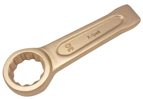 WRENCH STRIKING 12-POINT 50mm  ALU-BRONZE  NON-SPARK, Price for 1, IMPA 615595, ISSA , Weight 0.93Kg HS Code:  82041100 Origin:  CHINA