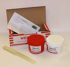 WENCON CERAMIC CREAM 1000 gram, Price for 1, IMPA 812592, ISSA 7555300, Weight 1.30Kg HS Code:  32089091 Origin:  DENMARK