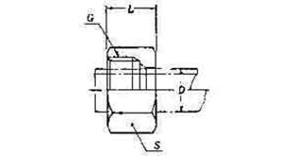 COMPRESSION NUT 10,5mm STEEL for tube fitting, Price for 1, IMPA 733516, ISSA , Weight 0.03Kg HS Code:  73079990 Origin:  NETHERLANDS