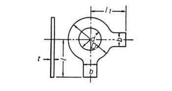 TAB WASHER WITH LONG TAB AND WING M12  DIN 463-STEEL, Price for 100, IMPA 695001, ISSA 6502606, Weight 0.01Kg HS Code:  73182200 Origin:  GERMANY
