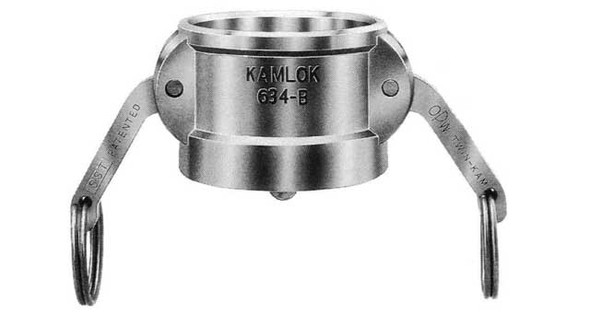 Camlock Coupling Dust Cap, Diameter 63 mm (2-1/2"), Stainless steel, IMPA 352086, Price Per PCE, HS-Code 7326200090, Origin CN, IMPA 352086, Weight 0.798Kg, TETRA, Quality B