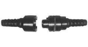 Lock type air hose coupling, hose end 19 mm (3/4"), brass, Price Per PCE, HS-Code 7419809099, Origin IN, IMPA 351013, Weight 0.371Kg, TETRA, Quality B