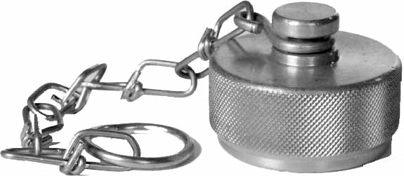 Cap with chain for Bronze Air Hose Coupling, M42x2, Bronze, Price Per PCE, HS-Code 7419809099, Origin CN, IMPA 351058, Weight 0.102Kg, TETRA, Quality B