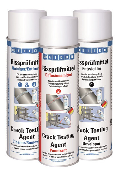 Winkel Crack Detection Spray Set ( Developer + Penetrant + Cleaner ), 1500 ml, IMPA 450844, Price Per PCE, HS-Code 3402202000, Origin DE, IMPA 450844, Weight 0Kg, WINKEL, Quality A