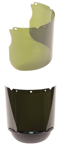 Climax V324-RG green, acetate visor for Climax visor holders, shade 5, IMPA 310456, Price Per PCE, HS-Code 6506101000, Origin ES, IMPA 310546, Weight 0Kg, Climax, Quality B