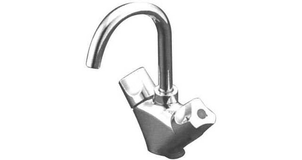 FAUCET KITCHEN 1 HOLE WITH SWIVEL SPOUT 200 MM CHROMED WATERLINE , Price per PIECE , Country Of Origin : CN , HS Code: 84818011 , Net Weight: 0.54 , IMPA - 530165 - 531141 - ISSA  - 3902701 - 3902702 -