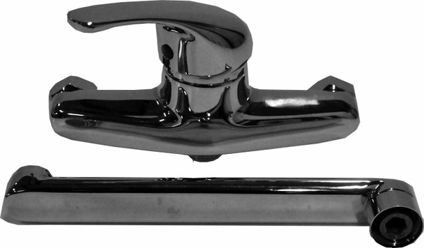 SINGLE LEVER FAUCET SINK FAUCET 130-170 MM CHROMED WATERLINE , Price per PIECE , Country Of Origin : CN , HS Code: 84818011 , Net Weight: 2.5 , IMPA - 531106 - ISSA  - 3915401