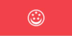 FLAG SINGAPORE, ENSIGN FLAG 150X225CM, IMPA 371944, Price per SHT