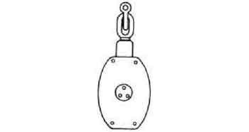 WOODEN BLOCK 3-SHEAVES 9" 24mm SWIVEL EYE & SHACKLE, Price for 1, IMPA 231708, ISSA , Weight 13.00Kg HS Code:  84835080 Origin:  CHINA