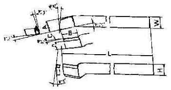 RECESSING TOOL BENT 16x16mm DIN 4977-RIGHT  carbide tip, Price for 1, IMPA 633027, ISSA , Weight 0.22Kg HS Code:  82078019 Origin:  GERMANY