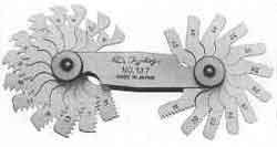 SCREW PITCH GAUGE METRIC pitch 0,25-2,5mm, Price for 1, IMPA 650602, ISSA 6101501, Weight 0.04Kg HS Code:  90318098 Origin:  INDIA