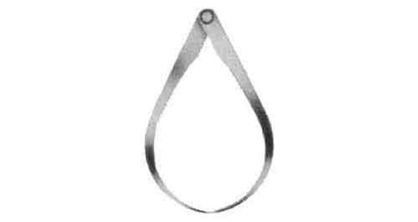 OUTSIDE CALIPER 1000mm with rivet joint  GERMAN, Price for 1, IMPA 650112, ISSA 6100400, Weight 0.20Kg HS Code:  90178090 Origin:  GERMANY