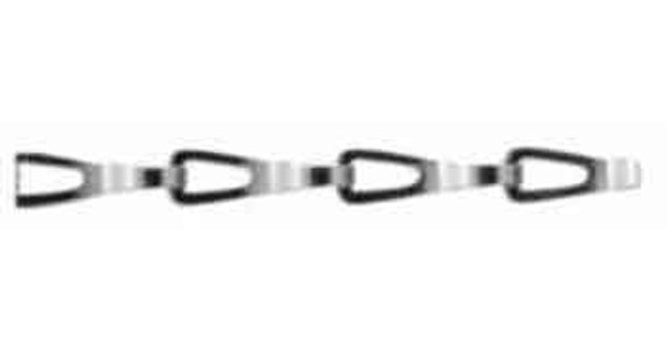 SASH CHAIN 16x5mm BRASSper meter, Price for 1, IMPA 231144, ISSA 3707101, Weight 0.01Kg HS Code:  74191000 Origin:  ITALY