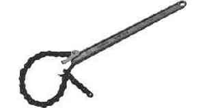 WRENCH PIPE CHAIN 375mm SINGLE JAW  cap.pipe 130mm, Price for 1, IMPA 611373, ISSA 5750200, Weight 1.14Kg HS Code:  82032000 Origin:  CHINA