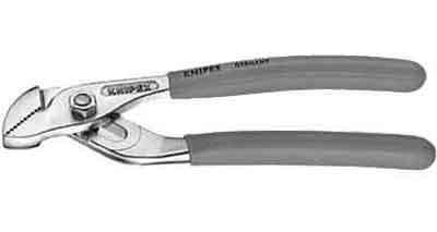 PLIER MINI-WATER PUMP 125mm GROOVE JOINT-INSUL.  KNIPEX, Price for 1, IMPA 611646, ISSA 5731200, Weight 0.06Kg HS Code:  82032000 Origin:  GERMANY