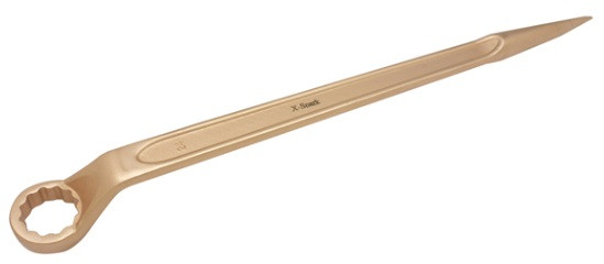WRENCH 12-POINT & SPUD END 27mm  ALU-BRONZE  NON-SPARK, Price for 1, IMPA 615570, ISSA , Weight 0.49Kg HS Code:  82041100 Origin:  CHINA
