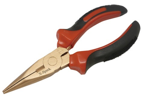 PLIER RADIO STRAIGHT 150mm ALUMINIUM-BRONZE  NON-SPARK, Price for 1, IMPA 615875, ISSA , Weight 0.17Kg HS Code:  82032000 Origin:  CHINA