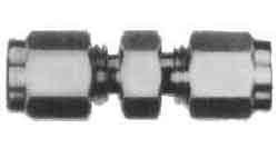 FLARELESS STRAIGHT UNION STAINLESS STEEL 8mm, Price for 1, IMPA 734402, ISSA 6710104, Weight 0.05Kg HS Code:  73072990 Origin:  NETHERLANDS