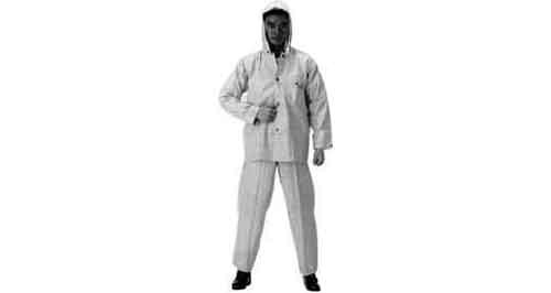 RAINSUIT PVC WITH HOOD YELLOWSize 58/60 (XL), Price for 1, IMPA 190438, ISSA 2720104, Weight 0.95Kg HS Code:  62011310 Origin:  NETHERLANDS