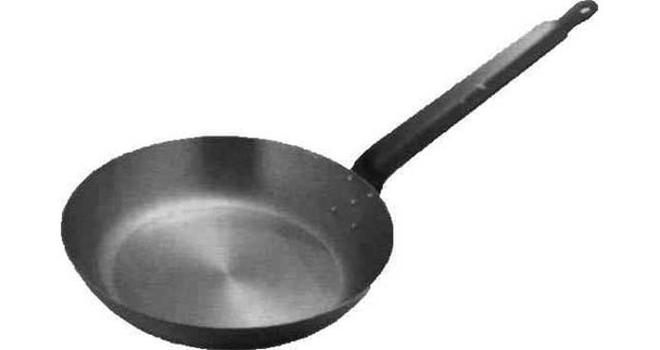FRYING PAN NON-STICK 280mm STEEL  WITH HANDLE, Price for 1, IMPA 171707, ISSA 2506502, Weight 0.60Kg HS Code:  73239999 Origin:  CHINA