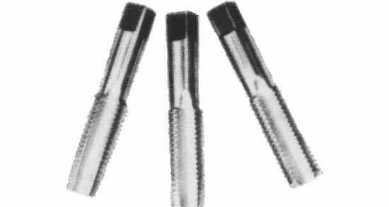 HAND TAPS set of 3 pcs  HSS BSW 1 5/8" x 5, Price for 1, IMPA 631321, ISSA , Weight 3.00Kg HS Code:  82074010 Origin:  GERMANY