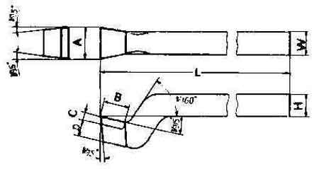 RECESSING TOOL32x32mm DIN 4976with carbide tip, Price for 1, IMPA 633117, ISSA , Weight 1.30Kg HS Code:  82078019 Origin:  GERMANY