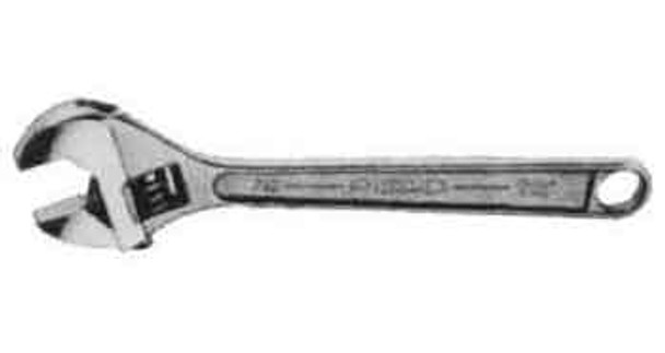 WRENCH ADJUSTABLE 100mm CHROMIUM PLATEDOHMEGA, Price for 1, IMPA 616501, ISSA 5750501, Weight 0.07Kg HS Code:  82041200 Origin:  SPAIN