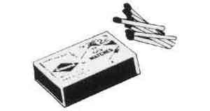 LIFEBOAT MATCHES-box 20 pcs. WIND/WATERPROOFUN1944, Price for 1, IMPA 174301, ISSA 4703201, Weight 0.01Kg HS Code:  36050000 Origin:  NETHERLANDS