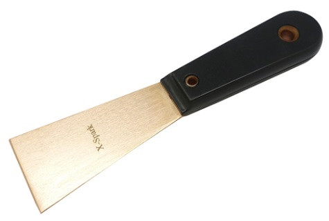 PUTTY KNIFE WITH HANDLE 75mm  ALU-BRONZE  NON-SPARK, Price for 1, IMPA 615976, ISSA , Weight 0.14Kg HS Code:  82055910 Origin:  CHINA