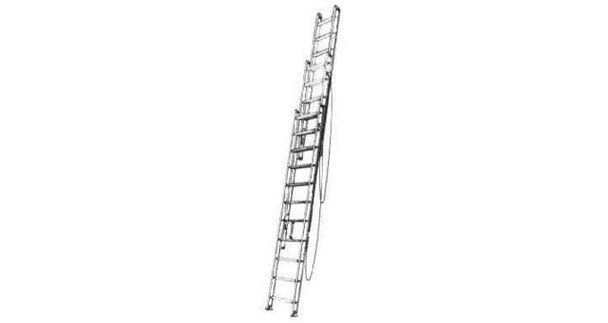 Triple extension ladder - 8,30mtr, Price per PCS, IMPA 617121, HS Code 76109000, Origin SLO, Weight 29.00Kg