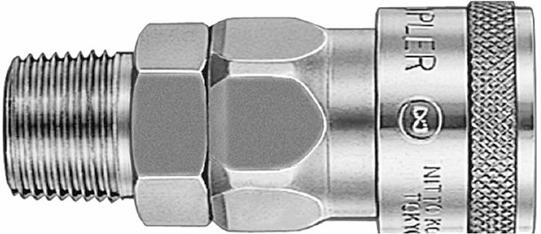 NITTO 600SM (3/4"), Quick-Connect Coupler, Brass, IMPA 351316, Price Per PCE, HS-Code 7419809099, Origin JP, IMPA 351316, Weight 0.261Kg, Nitto Kohki, Quality A