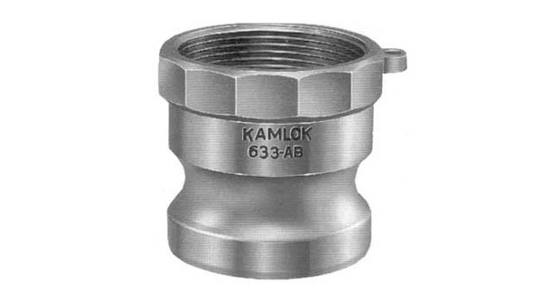 Camlock Coupling Type A, Diameter 20 mm (3/4"), Brass, IMPA 351716, Price Per PCE, HS-Code 7419809099, Origin CN, IMPA 351716, Weight 0.128Kg, TETRA, Quality B