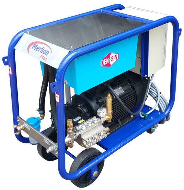 Den-Sin Merlion Plus E-500 Ultra High-Pressure Water Blaster for 500 Bar, 440 V, 3 Ph, 60 Hz, 16 l/min, IMPA 590859, Price Per PCE, HS-Code 8424301000, Origin SG, IMPA 590859, Weight 300Kg, Den-Sin, Quality A