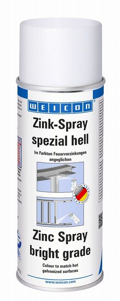 Weicon Zinc Spray Bright Grade 400 Ml, IMPA 450812, Price Per PCE, HS-Code 3208109000, Origin DE, IMPA 450812, Weight 0.45Kg, Weicon, Quality A