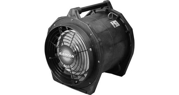 Ramfan EFi75xx-240, Portable ATEX fan 300 mm, dual voltage 110/240V, 50/60 Hz (wired 240V), IMPA 591506, Price Per PCE, HS-Code 8414599590, Origin US, IMPA 591506, Weight 20Kg, Ramfan, Quality A