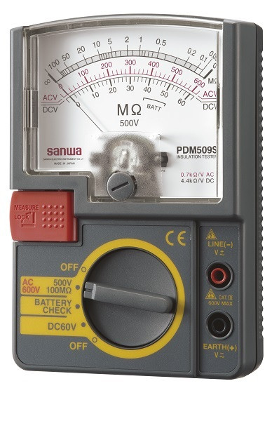 INSULATION TESTER 1000V/400MOHM BASIC TYPE, Price Per PCE, IMPA 795772, ISSA , KERGER NR. - EC Nr - Kloska2 , Origin CN, HS CODE 90301000