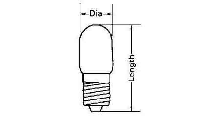 PILOT LAMP E10, 60V 3W 10X28MM 5W, Price Per PCE, IMPA 790509, ISSA 7323870, KERGER NR. - EC Nr - Kloska2 104686 466948 , Origin CN, HS CODE 85392290
