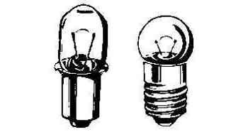 FLASHLIGHT BULB P-13.5S 2.5V 0.3AMP, Price Per PCE, IMPA 792251, ISSA 7331118, KERGER NR. - EC Nr - Kloska2 203130 490418 , Origin CN, HS CODE 85139000