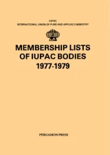 Membership Lists of IUPAC Bodies 1977-1979 by Sam Stuart