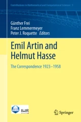 Emil Artin and Helmut Hasse by Peter J. Roquette | Franz Lemmermeyer | Gunther Frei